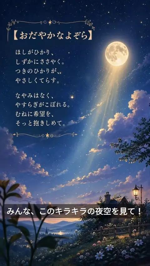 おだやかなよぞら